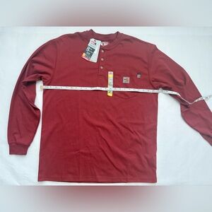 Carhartt Men's Red Long Sleeve Shirt